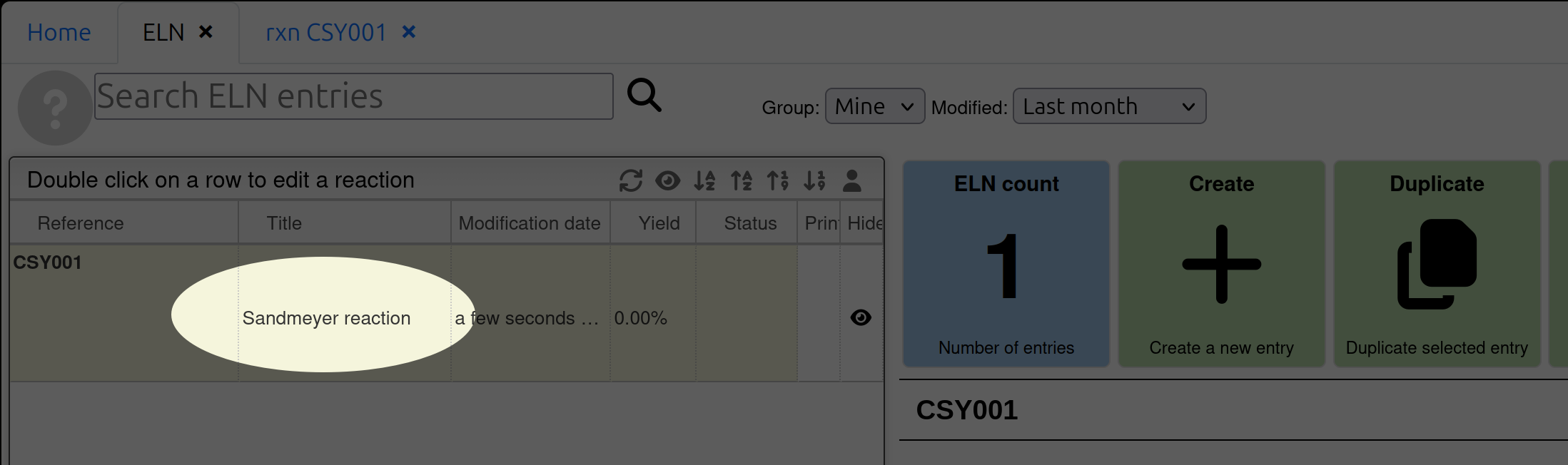 screenshot of title on the overview page