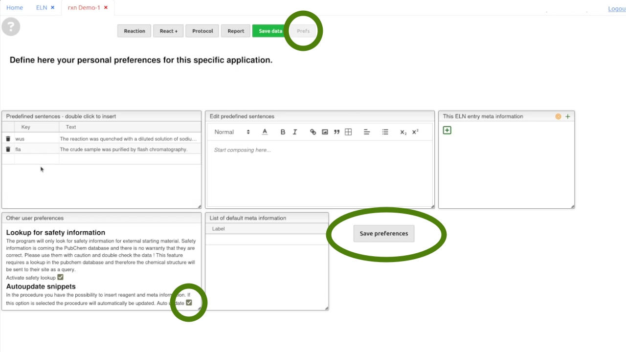 check the box for Autoupdate snippets